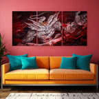 Jujutsu Kaisen Sukuna | Split Wall Poster | Dark Anime Canvas Art
