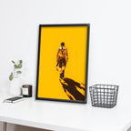 One Piece Anime Wall Art | Portgas D. Ace  | Anime Posters | Minimalist Framed Poster