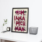 Mom I AM RICH MAN | Motivational Wall posters | Black Framed poster