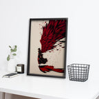 Itachi Uchiha | Dekorama Framed Wall Art | Anime Wall Frames | Naruto Poster