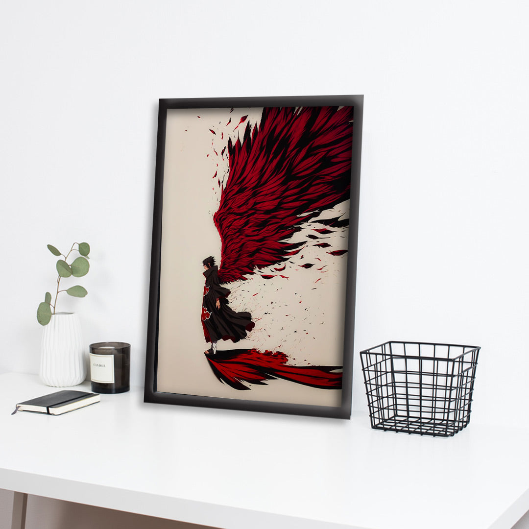 Itachi Uchiha | Dekorama Framed Wall Art | Anime Wall Frames | Naruto Poster