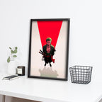 One Piece | ZORO Vector Art | Anime Frames & Posters | One Piece Framed Poster