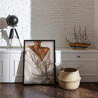 Modern Feminine Art Print – Neutral Tones & Soft Textures | Simple Abstract Art