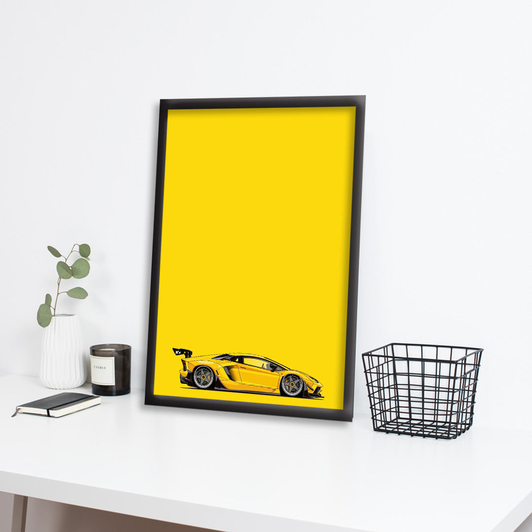 Lamborghini Aventador SVJ | Dekorama Framed Wall Art |  Cars Framed Posters
