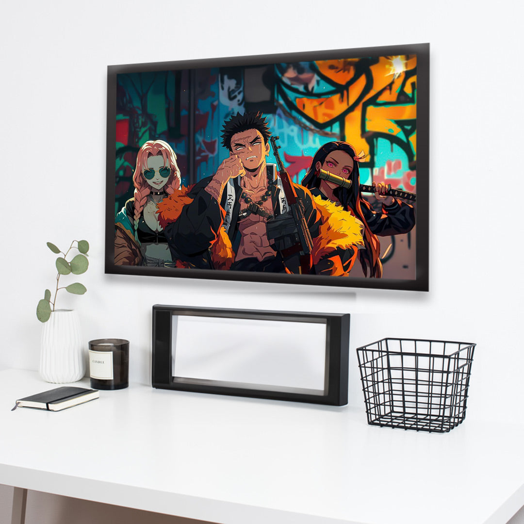 Demon Slayer | Hashira Wall Art| Anime Framed Posters