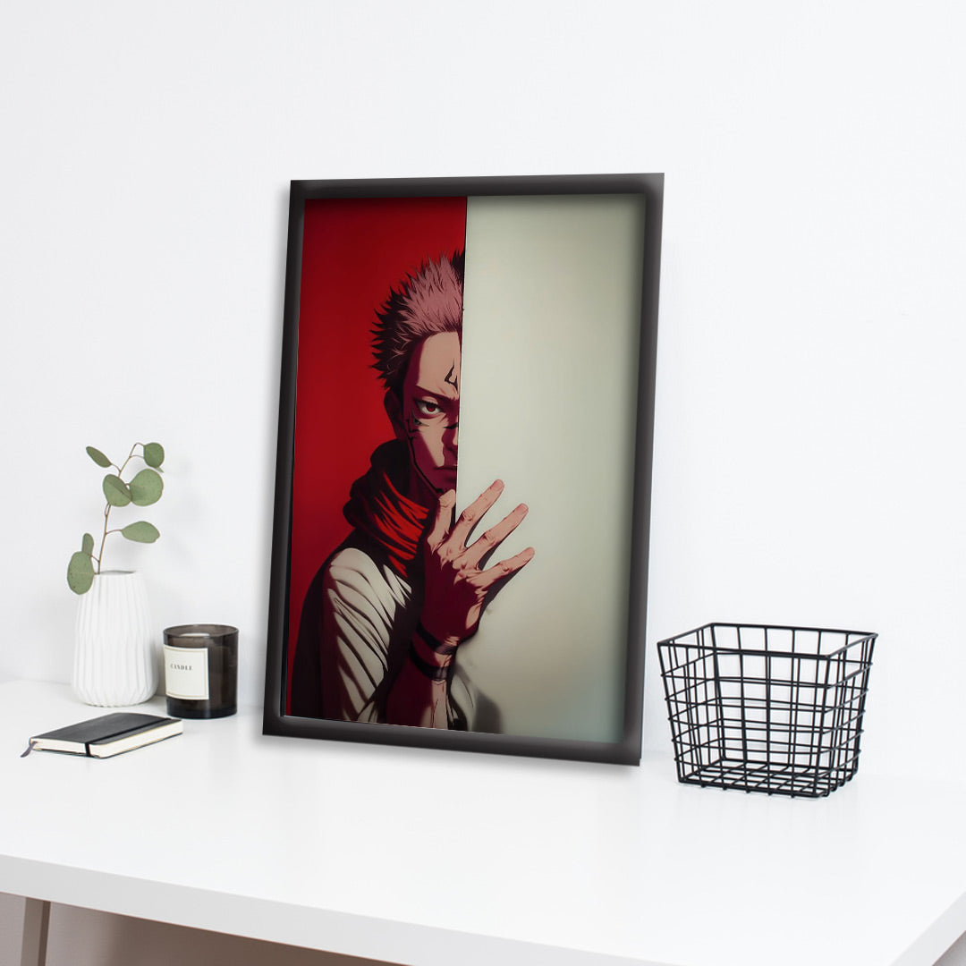 Itadori X Sukuna | Jujutsu Kaisen Framed Poster | Dekorama Framed Wall Art | Anime Wall Frames & Posters