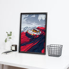 Porsche 911 GT3 RSR | Car Framed Poster | Porsche  Framed Posters