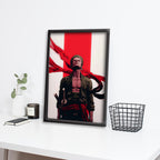 One Piece | ZORO Vector Art | Dekorama Framed Wall Art | Anime Wall Frames & Posters | One Piece Framed Poster