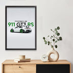 Porsche 911 GT3 RS | Car Framed Posters - Matt Black Frame ( Black Framed, Porsche)
