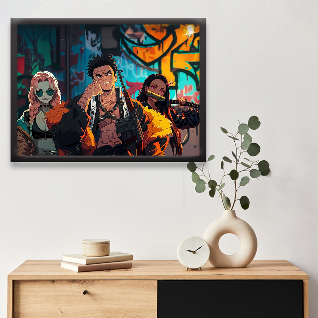 Demon Slayer | Hashira Wall Art| Anime Framed Posters