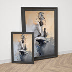 Modern Canvas Art | Black and White Sensual Art | Couple Embrace Canvas Painting Posters