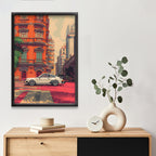 Porsche| Hypercar Framed Poster | Car Framed Posters - Matt Black Frame (Black Framed, Porsche)