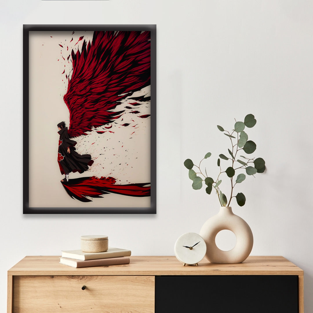 Itachi Uchiha | Dekorama Framed Wall Art | Anime Wall Frames | Naruto Poster