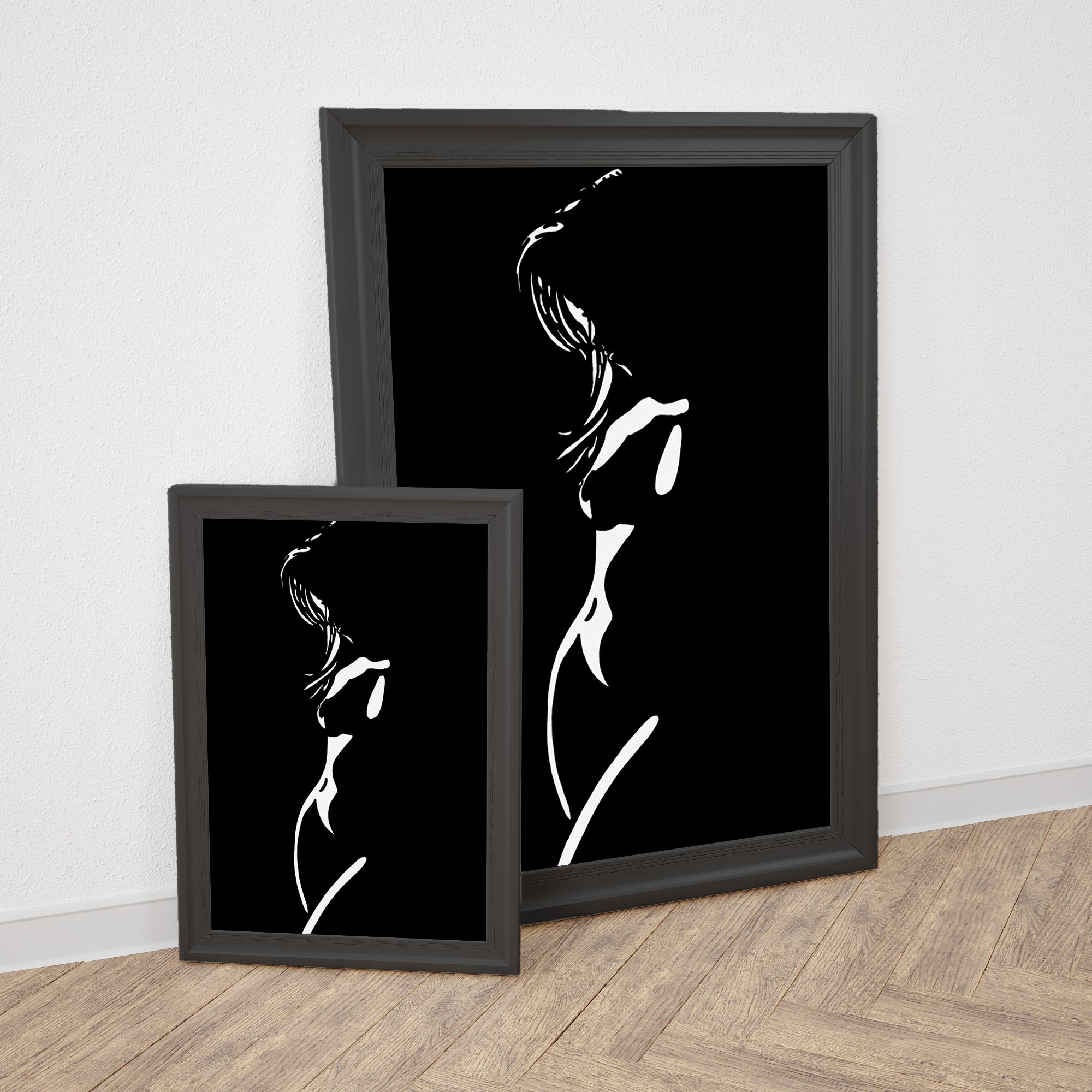 Canvas Abstract Painting for Decor | Sketch Line Painting | Simple Abstract Art