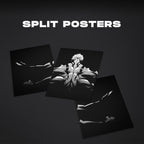Jujutsu Kaisen | Gojo Satoru Domain Pose | Split Wall Poster | Minimalist Anime Canvas Art