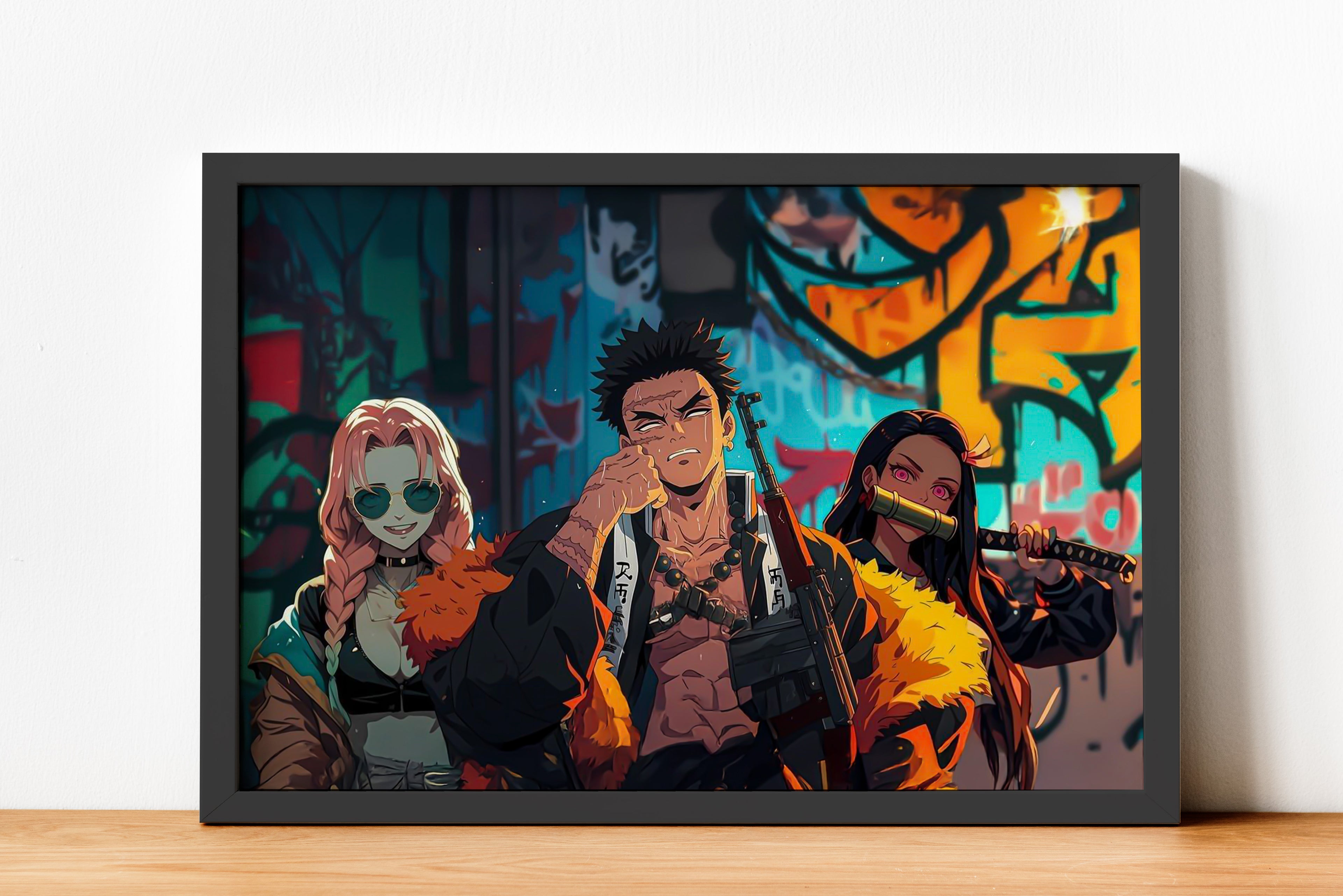 Demon Slayer | Hashira Wall Art| Anime Framed Posters