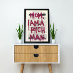 Mom I AM RICH MAN | Motivational Wall posters | Black Framed poster