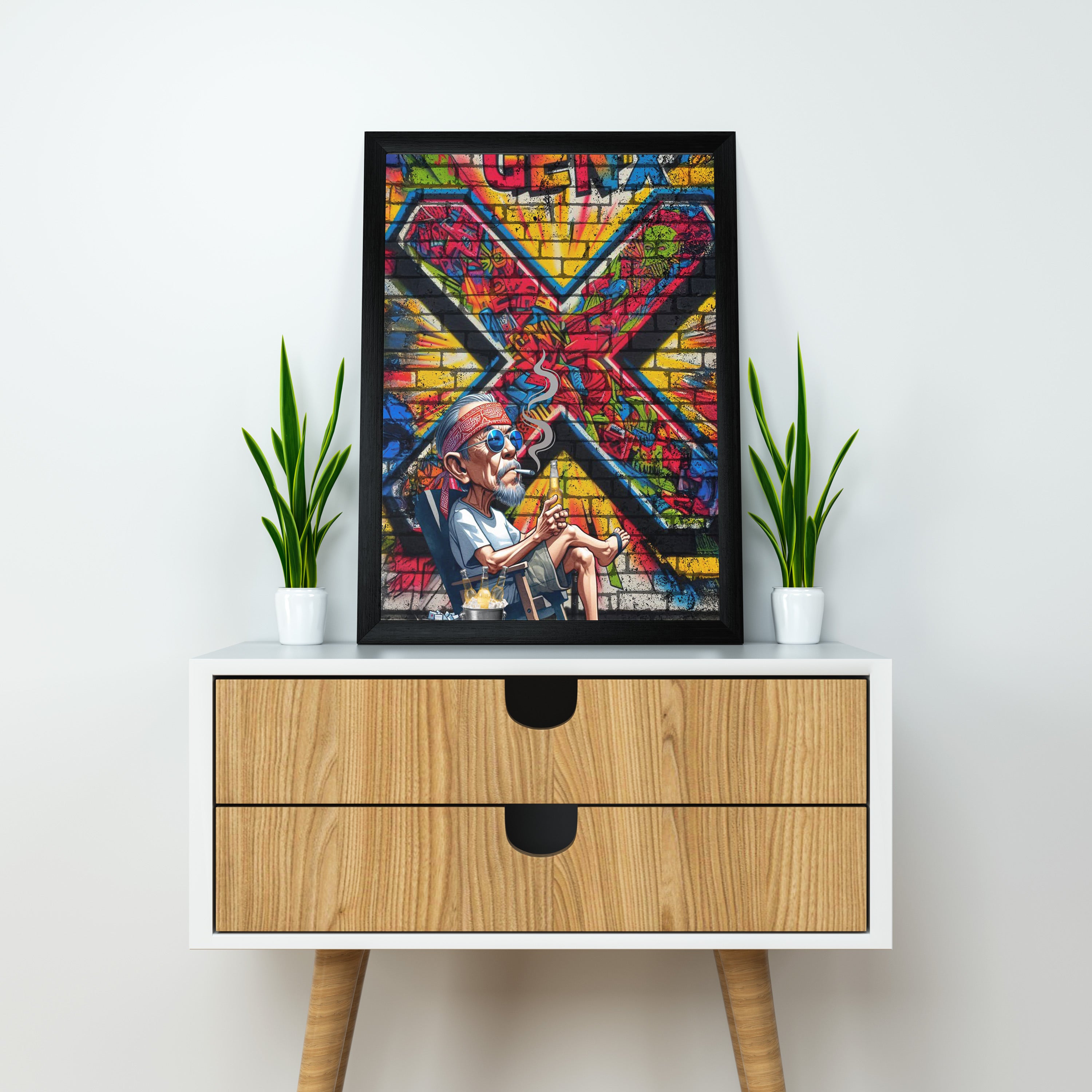 Street Art | Anime Modern Art | Wall Framed Paintings for Office, Dining, Living Room Decoration