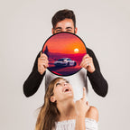 Jurojin Junction Circular Frame Jigsaw Puzzle for Couples  | Porsche Puzzles | 160 Piece Circular Jigsaw Puzzle for Adults & Kids above 15+ Years | Puzzle Games for Car Lovers