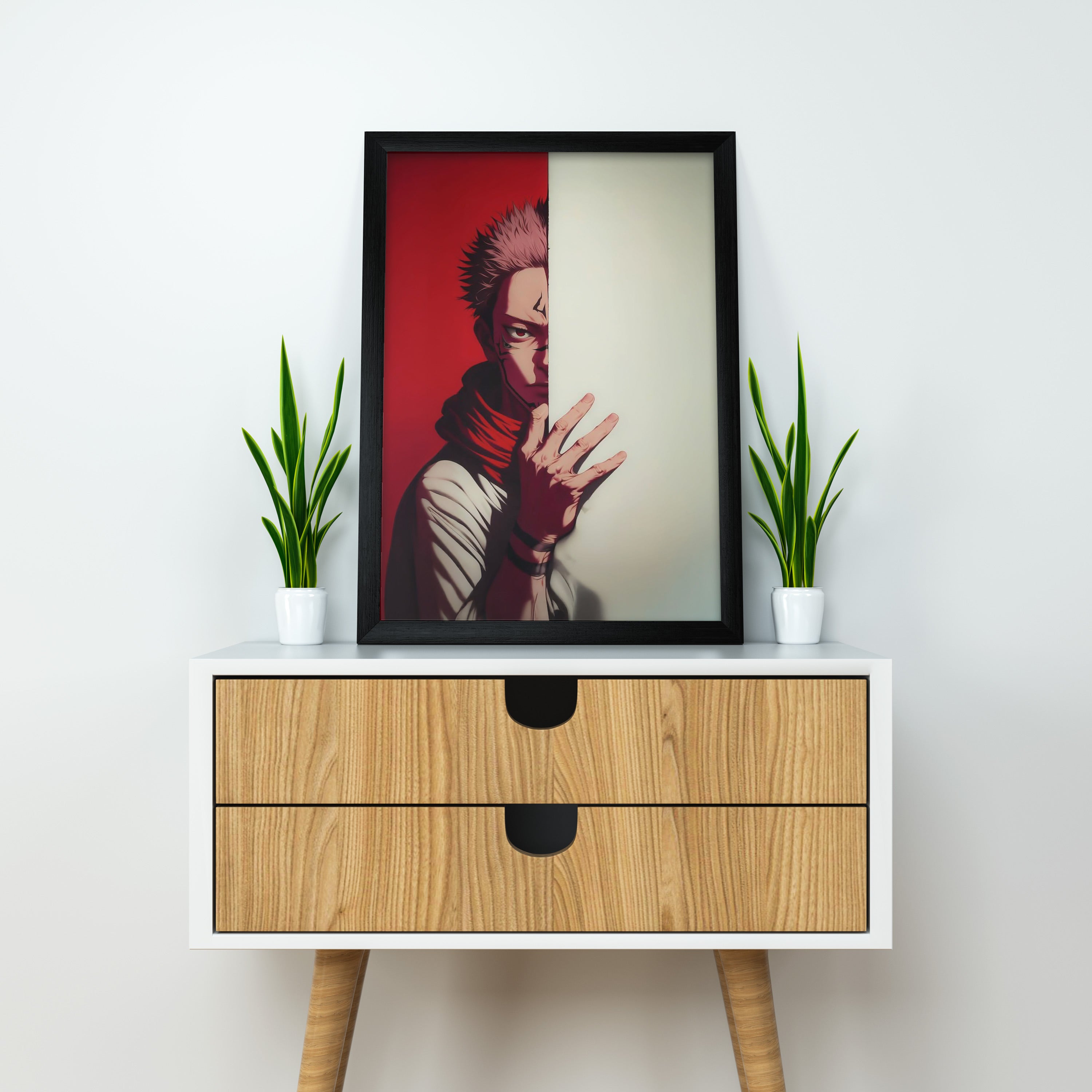 Itadori X Sukuna | Jujutsu Kaisen Framed Poster | Dekorama Framed Wall Art | Anime Wall Frames & Posters