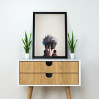 Satoru Gojo | Jujutsu Kaisen Framed Poster | Anime Framed Posters - Matt Black Frame ( Black Framed,Gojo Satoru)