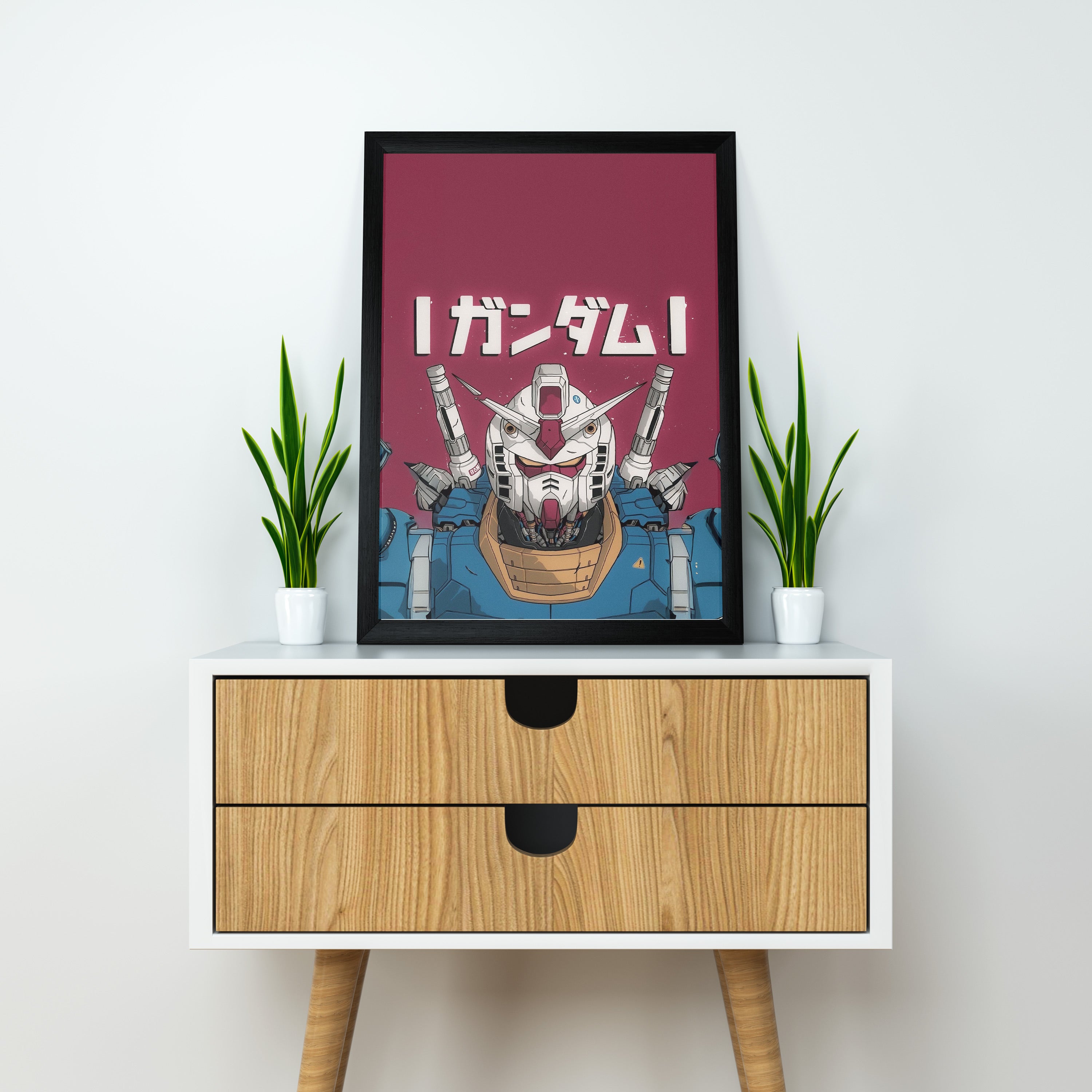 Gundam RX-78 | Mobile Suit Anime Poster | Decorative Wall Art