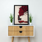Itachi Uchiha | Dekorama Framed Wall Art | Anime Wall Frames | Naruto Poster