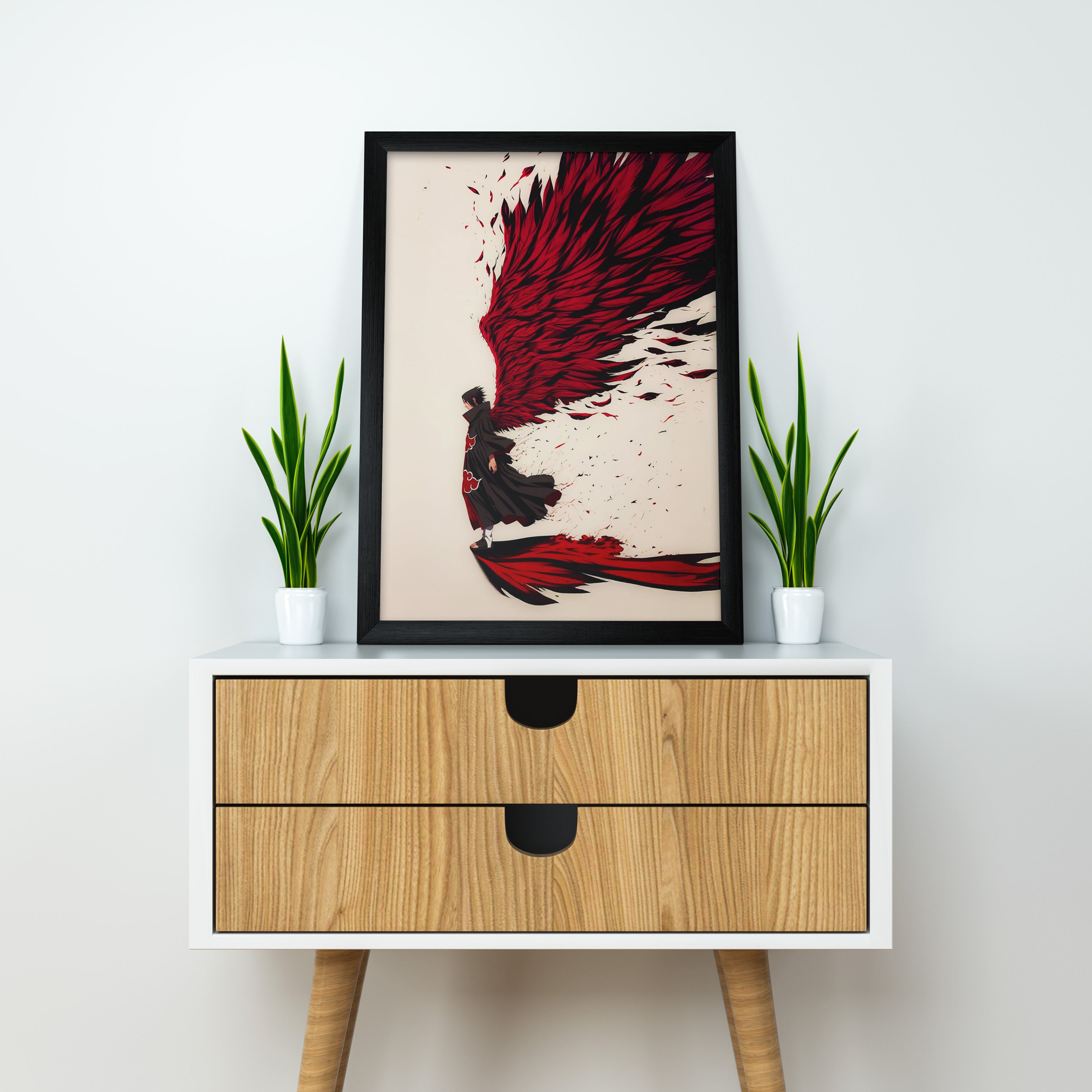 Itachi Uchiha | Dekorama Framed Wall Art | Anime Wall Frames | Naruto Poster