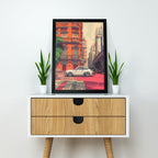 Porsche| Hypercar Framed Poster | Car Framed Posters - Matt Black Frame (Black Framed, Porsche)