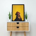 Kyojuro Rengoku Poster | Demon Slayer Flame Hashira Wall Art| Anime Framed Posters