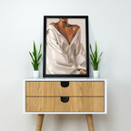Modern Feminine Art Print – Neutral Tones & Soft Textures | Simple Abstract Art