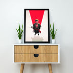 One Piece | ZORO Vector Art | Anime Frames & Posters | One Piece Framed Poster