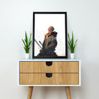 One Piece | ZORO Vector Art | Anime Frames & Posters | One Piece Framed Poster