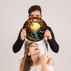 Jurojin Junction Circular Frame Jigsaw Puzzle for Couples  | Autumn Serenity” – 160-Piece Framable Circular Jigsaw Puzzle  for Adults & Kids above 15+ Years | Puzzle Games for Couples