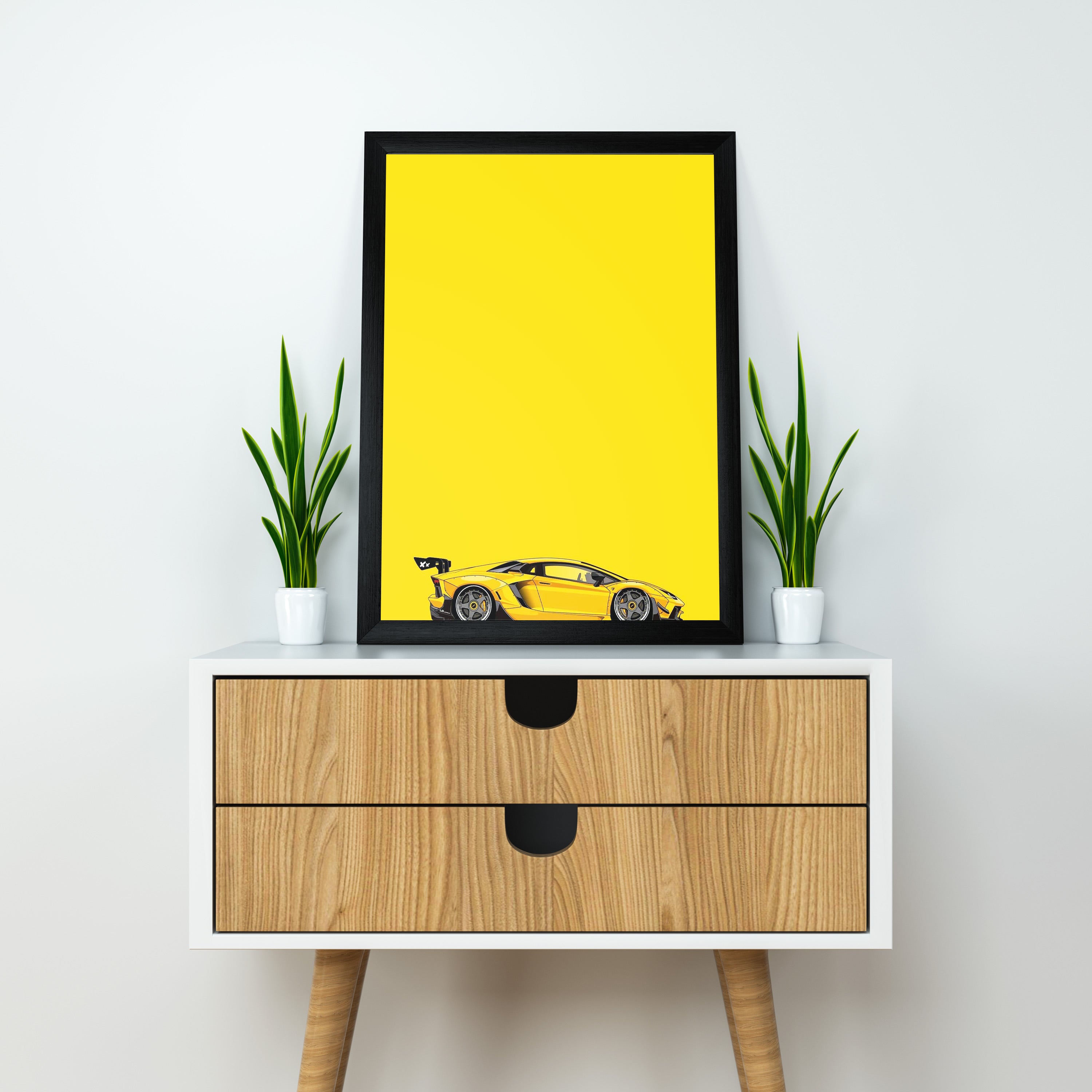 Lamborghini Aventador SVJ | Dekorama Framed Wall Art |  Cars Framed Posters
