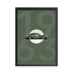 Porsche | Car Framed Poster | Porsche  Framed Posters (Black Framed)