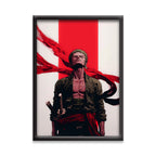 One Piece | ZORO Vector Art | Dekorama Framed Wall Art | Anime Wall Frames & Posters | One Piece Framed Poster