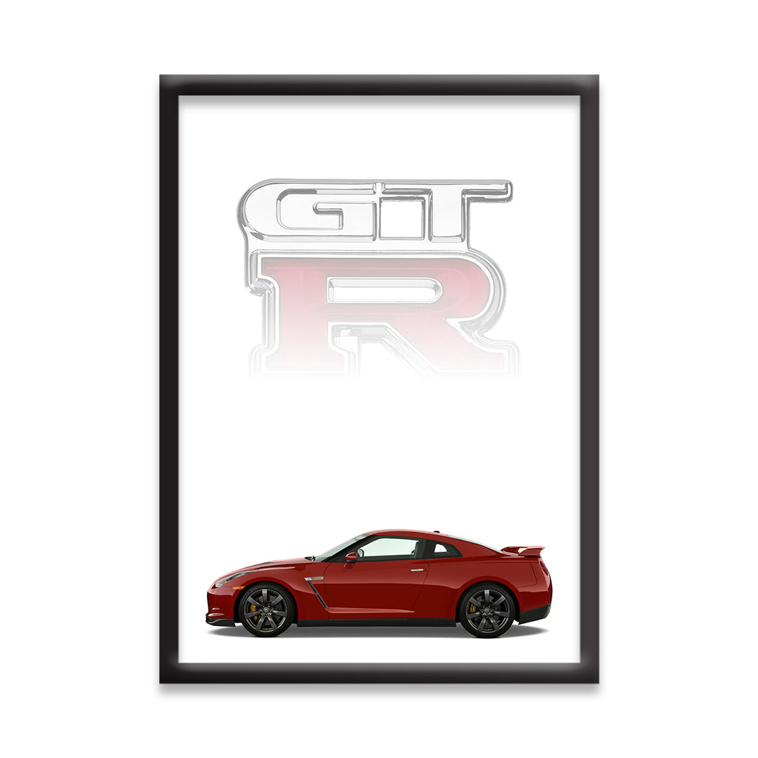 Nissan GT-R Poster – Iconic JDM Supercar | Dekorama Framed Wall Art |  Cars Framed Posters
