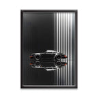 Porsche 911 | Hypercar Framed Poster | Car Framed Posters - Matt Black Frame ( Black Framed, Porsche)