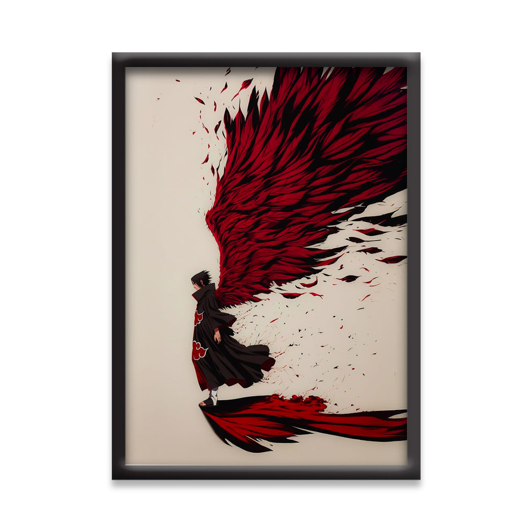 Itachi Uchiha | Dekorama Framed Wall Art | Anime Wall Frames | Naruto Poster