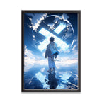 Dreamwalker Anime Poster – Surreal Sky Reflection | Dekorama Framed Wall Art | Anime Wall Frames & Posters