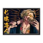 Golden Fang Ronin" – Japanese Yakuza Anime Wall Poster | Dekorama Framed Wall Art | Anime Wall Frames & Posters