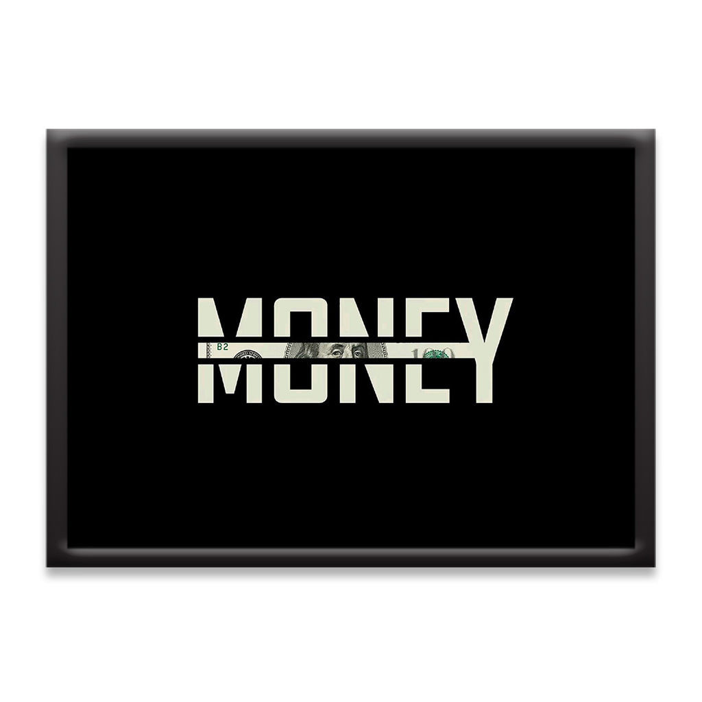 Money Black & White | Motivational Wall posters | Black Framed poster