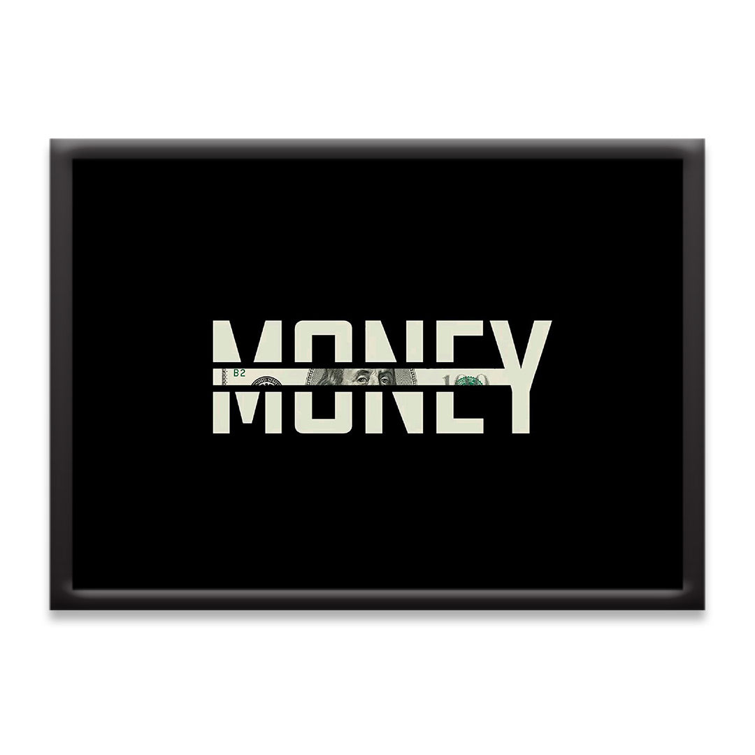 Money Black & White | Motivational Wall posters | Black Framed poster