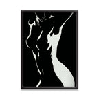 Canvas Abstract Painting for Decor | Sketch Line Painting | Simple Abstract Art