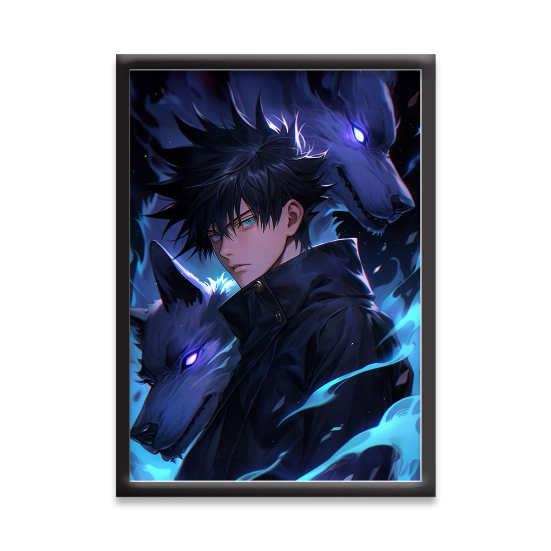 Megumi Fushiguro | Jujutsu Kaisen Framed Poster | Dekorama Framed Wall Art | Anime Wall Frames & Posters