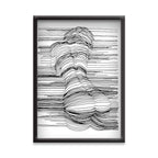 Canvas Abstract Painting for Decor | Sketch Line Painting | Simple Abstract Art