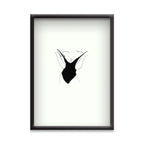 Bold & Feminine – Black Swimsuit Line Drawing Poster