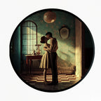 Jurojin Junction Circular Frame Jigsaw Puzzle for Couples  | Couple Puzzles | 160 Piece Circular Jigsaw Puzzle for Adults & Kids above 15+ Years | Puzzle Games for Couples