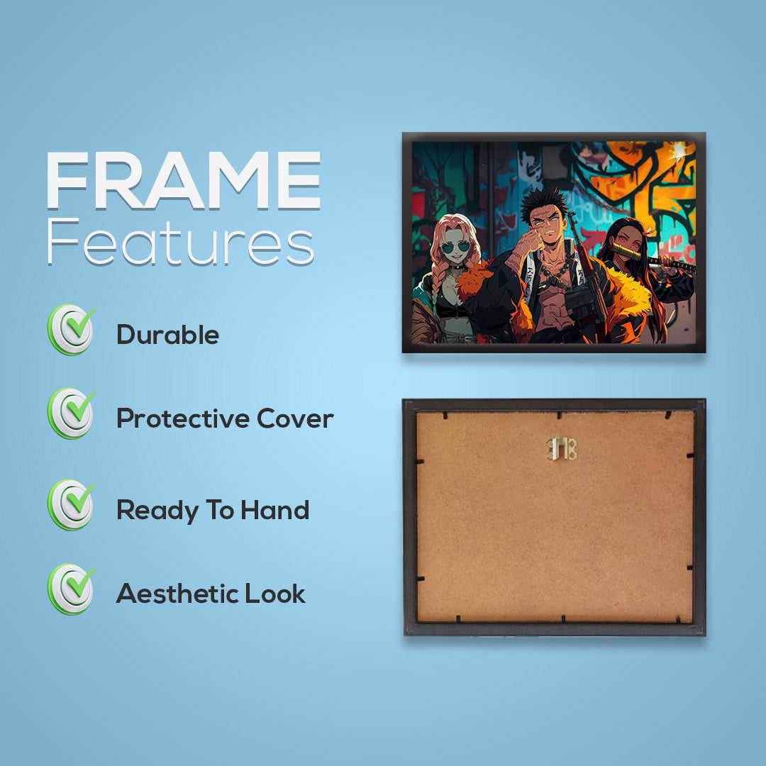 Demon Slayer | Hashira Wall Art| Anime Framed Posters